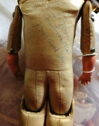 german doll body 9 back write